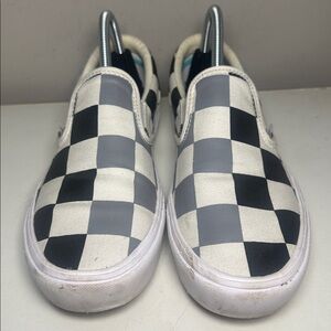 Checkered Slip-On Sneakers